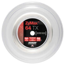 Ashaway ZyMax 64 TX 0.64mm Badminton 200M Reel -Tennis Gear Shop ashaway zymax tx 64 0 64mm badminton 200m reel white 04184 94267.1698771941