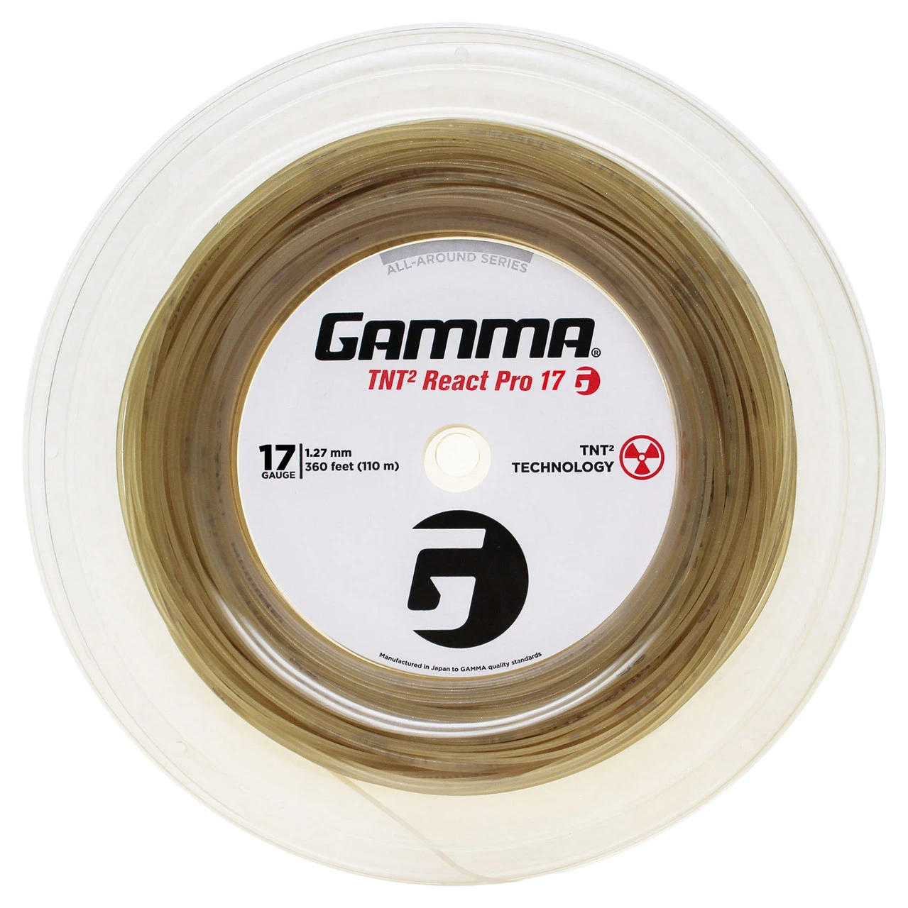 Gamma TNT2 React Pro 17 1.27mm 110M Reel 3 Gamma TNT2 React Pro 17 1.27mm 110M Reel