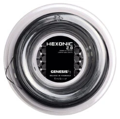 Genesis Hexonic 2.0 16 1.28mm 200M Reel -Tennis Gear Shop genesis hexonic 2 0 16 1 28mm 200m reel black 70854 00771.1698772899