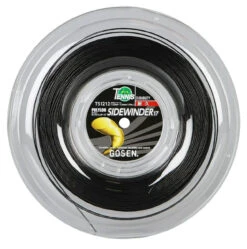 Gosen Sidewinder 17 1.22mm 200M Reel -Tennis Gear Shop gosen sidewinder 17 1 22mm 200m reel black 44558 60098.1698772588