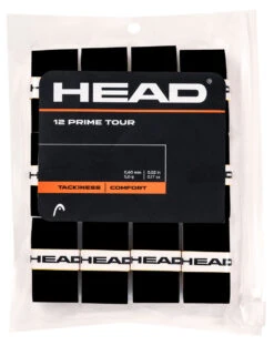 Head Prime Tour Overgrip 12 Pack -Tennis Gear Shop head prime tour overgrip 12 pack black 19326.1705667962