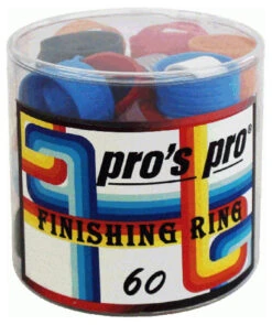 Pro's Pro Finishing Rings Jar Of 60 -Tennis Gear Shop pros pro finishing rings jar of 60 assorted 58045 43482.1698770508