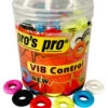 Pro's Pro VIB Control String Dampener Jar Of 60 -Tennis Gear Shop pros pro vib control string dampener 60 pack 67268 32376.1698770258