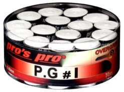 Pro's Pro Perforated Overgrip 30 Pack 7 Pro's Pro Perforated Overgrip 30 Pack -Tennis Gear Shop pros pro perforated overgrip 30 pack white 49220 54436.1698770223