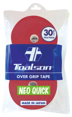Toalson Neo Quick Overgrip 30 Pack -Tennis Gear Shop toalson neo quick overgrip 30 pack red 18561 58246.1698772937