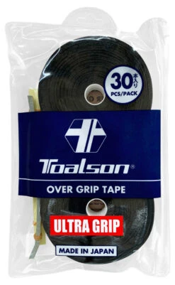 Toalson Ultra Overgrip 30 Pack -Tennis Gear Shop toalson ultra overgrip 30 pack black 44623 66885.1698771467