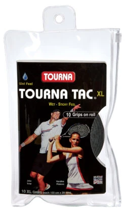 Tourna Tac XL Overgrip 10 Pack -Tennis Gear Shop tourna tac xl overgrip 10 pack black 91971 03910.1698769689