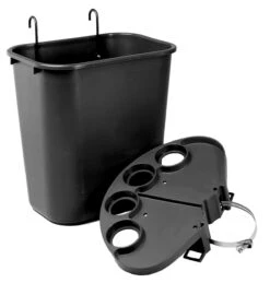 Tourna Tennis Court Tidy Bin -Tennis Gear Shop tourna tennis court tidy bin black 98165 58233.1698771160