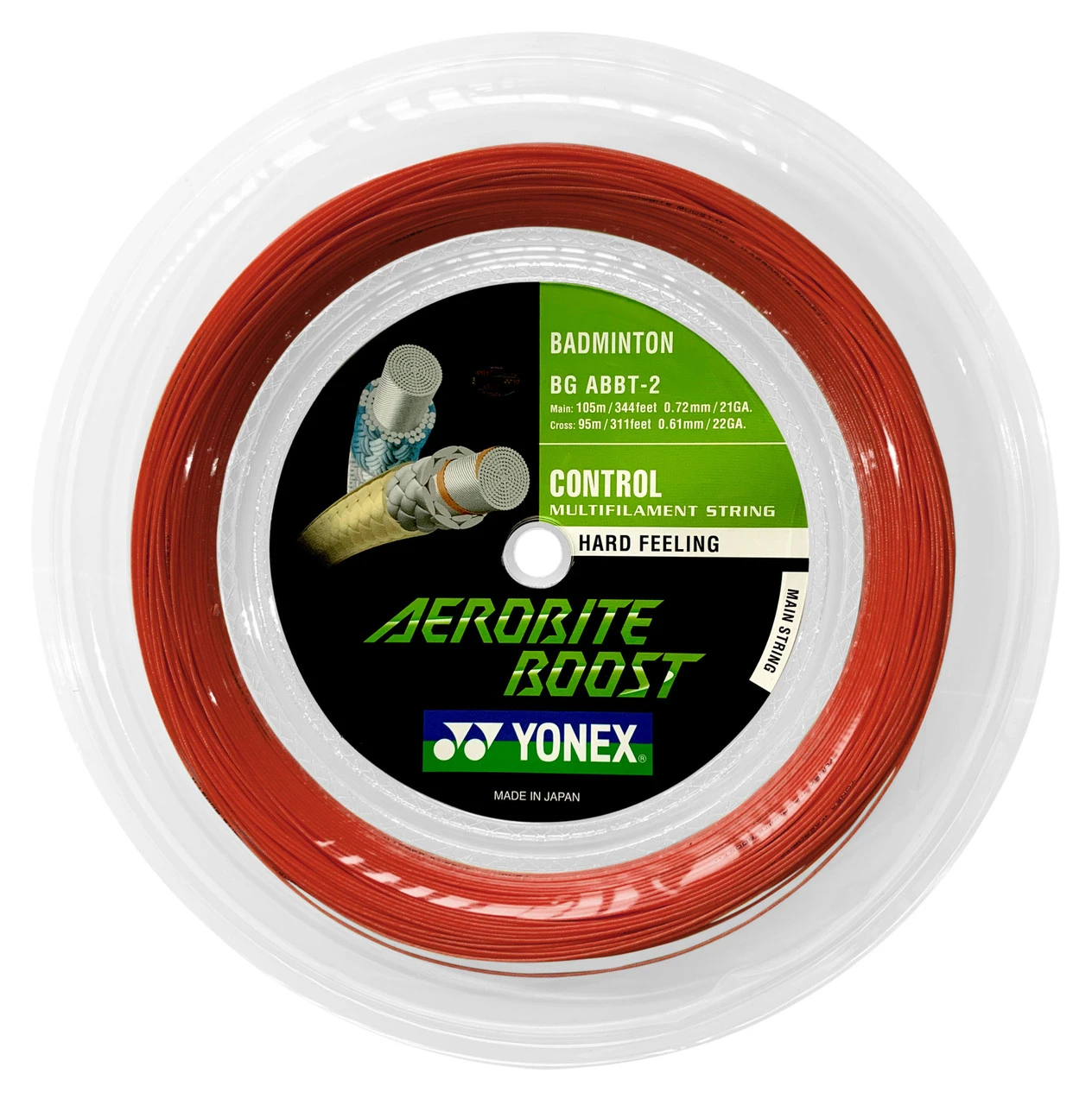 Yonex Aerobite Boost 0.72-0.61mm Badminton Hybrid 200M Reel 5 Yonex Aerobite Boost 0.72-0.61mm Badminton Hybrid 200M Reel - Image 3