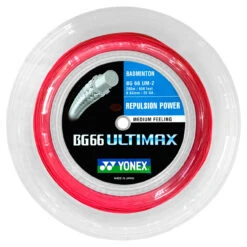 Yonex BG66 Ultimax 0.65mm Badminton 200M Reel -Tennis Gear Shop yonex bg66 ultimax 0 65mm badminton 200m reel red 94067 90221.1698770318