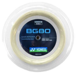 Yonex BG80 0.68mm Badminton 200M Reel 13 Yonex BG80 0.68mm Badminton 200M Reel -Tennis Gear Shop yonex bg80 0 68mm badminton 200m reel white 22829.1710948822