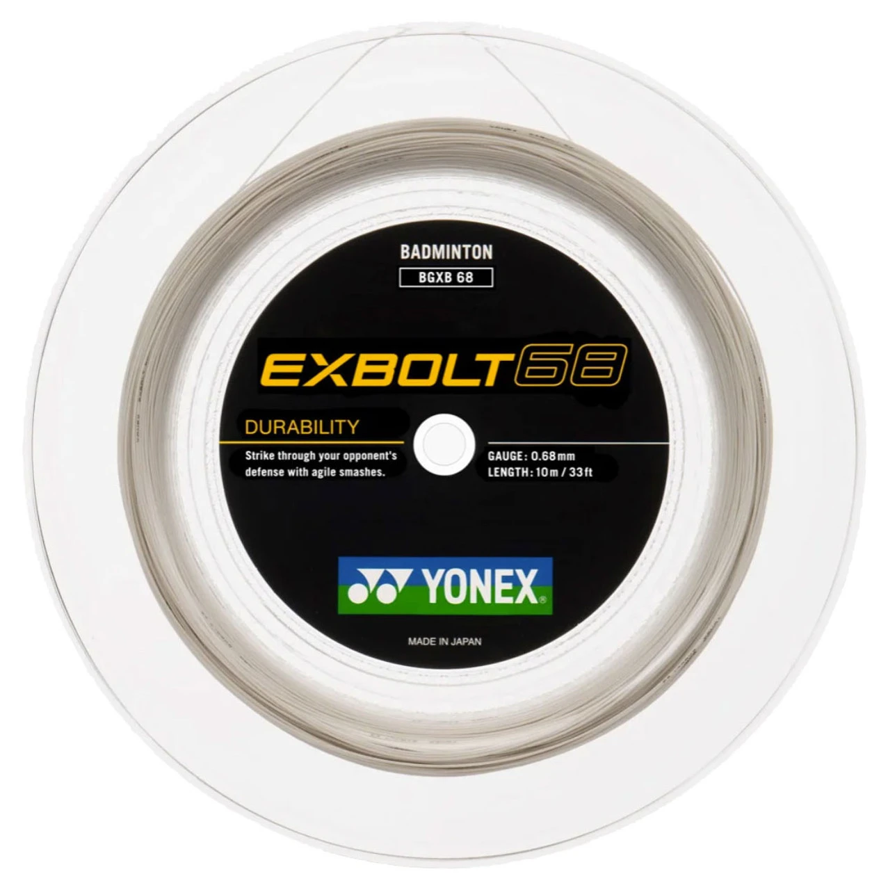 Yonex Exbolt 68 0.68mm Badminton 200M Reel 3 Yonex Exbolt 68 0.68mm Badminton 200M Reel