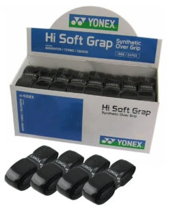 Yonex Hi Soft Grap PU Replacement Grip 24 Pack -Tennis Gear Shop yonex hi soft grap pu replacement grip 24 pack black 90418 74147.1698769701
