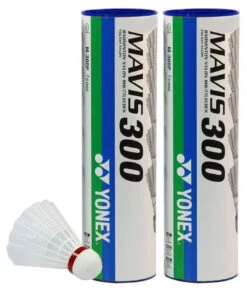 Yonex Mavis 300 Badminton Shuttlecocks Dozen -Tennis Gear Shop yonex mavis 300 white fast badminton shuttlecocks dozen 26714.1709895172