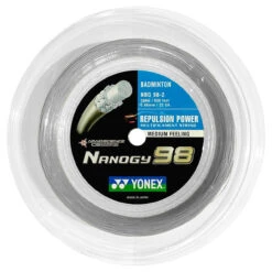 Yonex Nanogy 98 0.66mm Badminton 200M Reel -Tennis Gear Shop yonex nanogy 98 0 66mm badminton 200m reel silver 91956 94331.1698769919