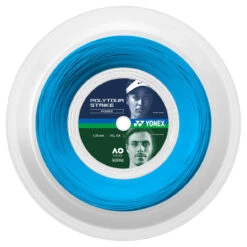 Yonex Poly Tour Strike 16L 1.25mm 200M Reel -Tennis Gear Shop yonex poly tour strike 16l 1 25mm 200m reel blue 42323 51539.1698771916